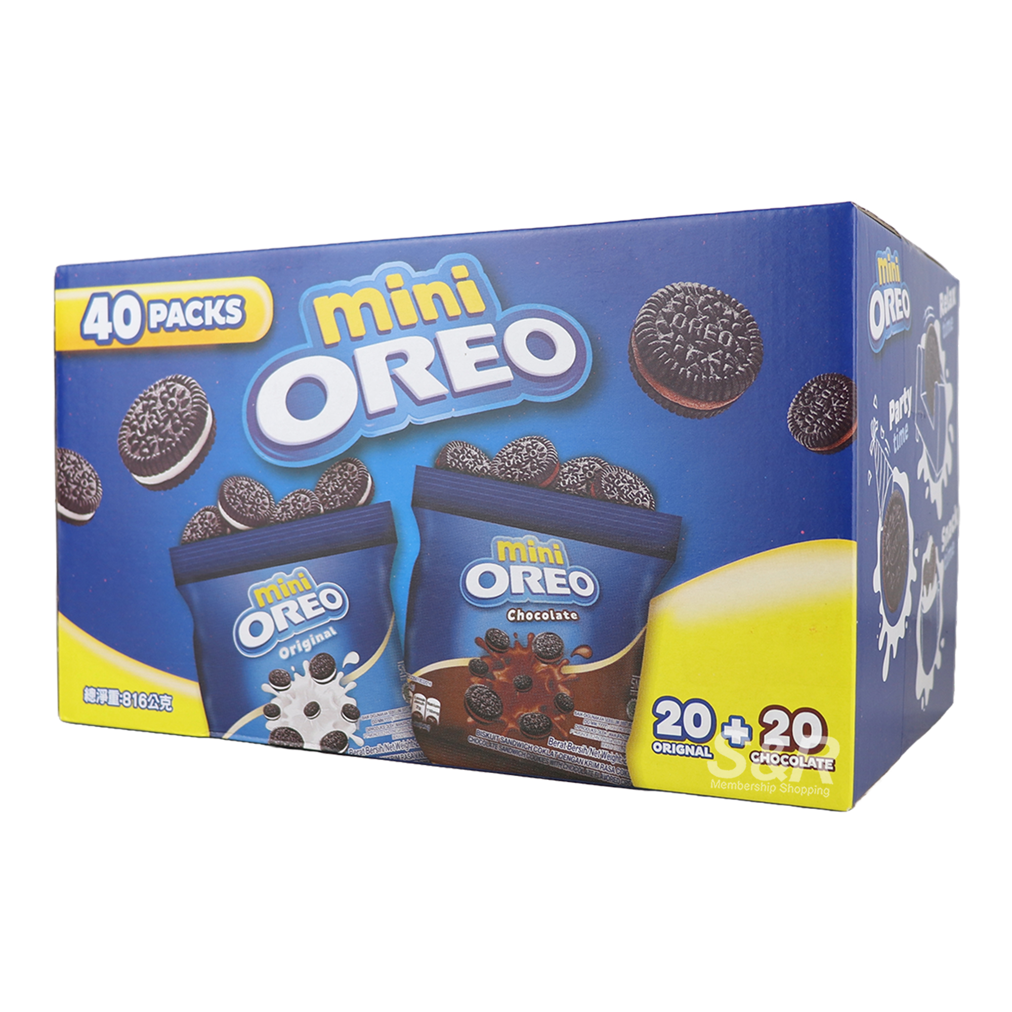 Oreo Mini Original + Chocolate 40pcs
